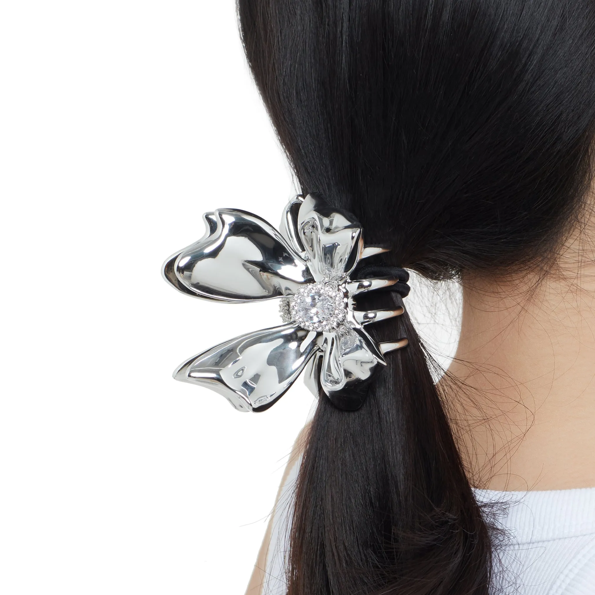 Paradise / Gemstone Bow Hair Claw