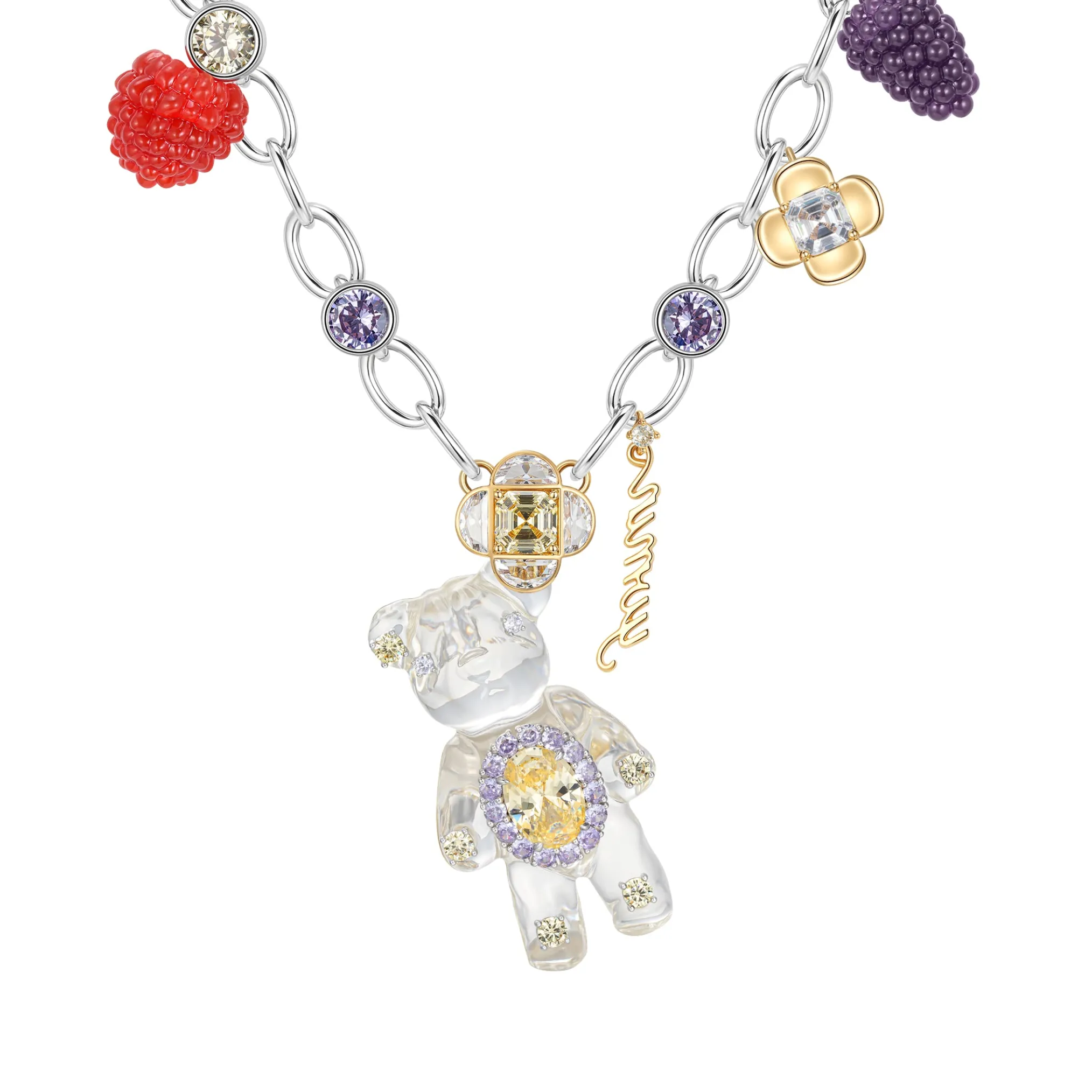 Paradise / Jelly Bear Berries Long Necklace