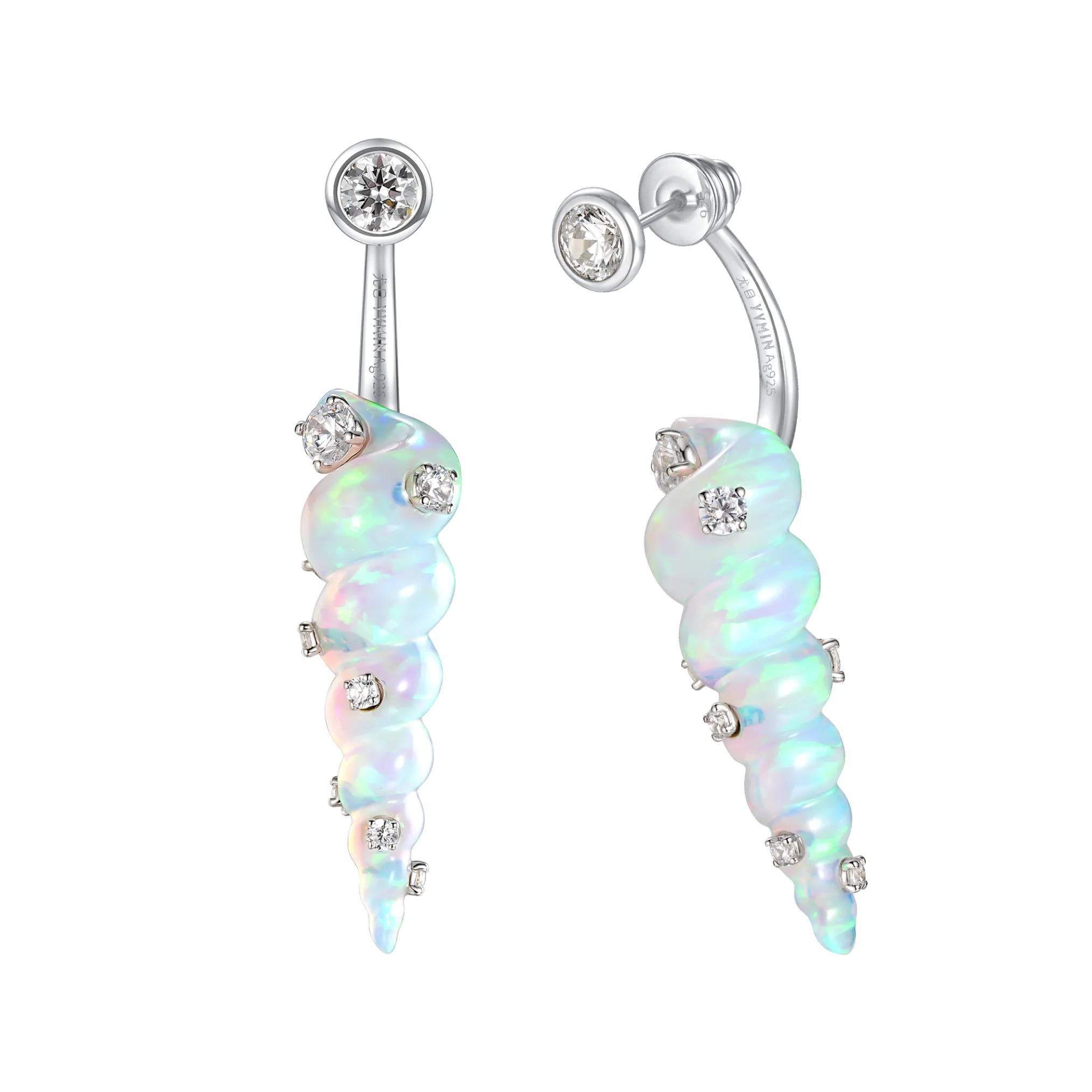 Tasty / Pointed Conch Long Earring