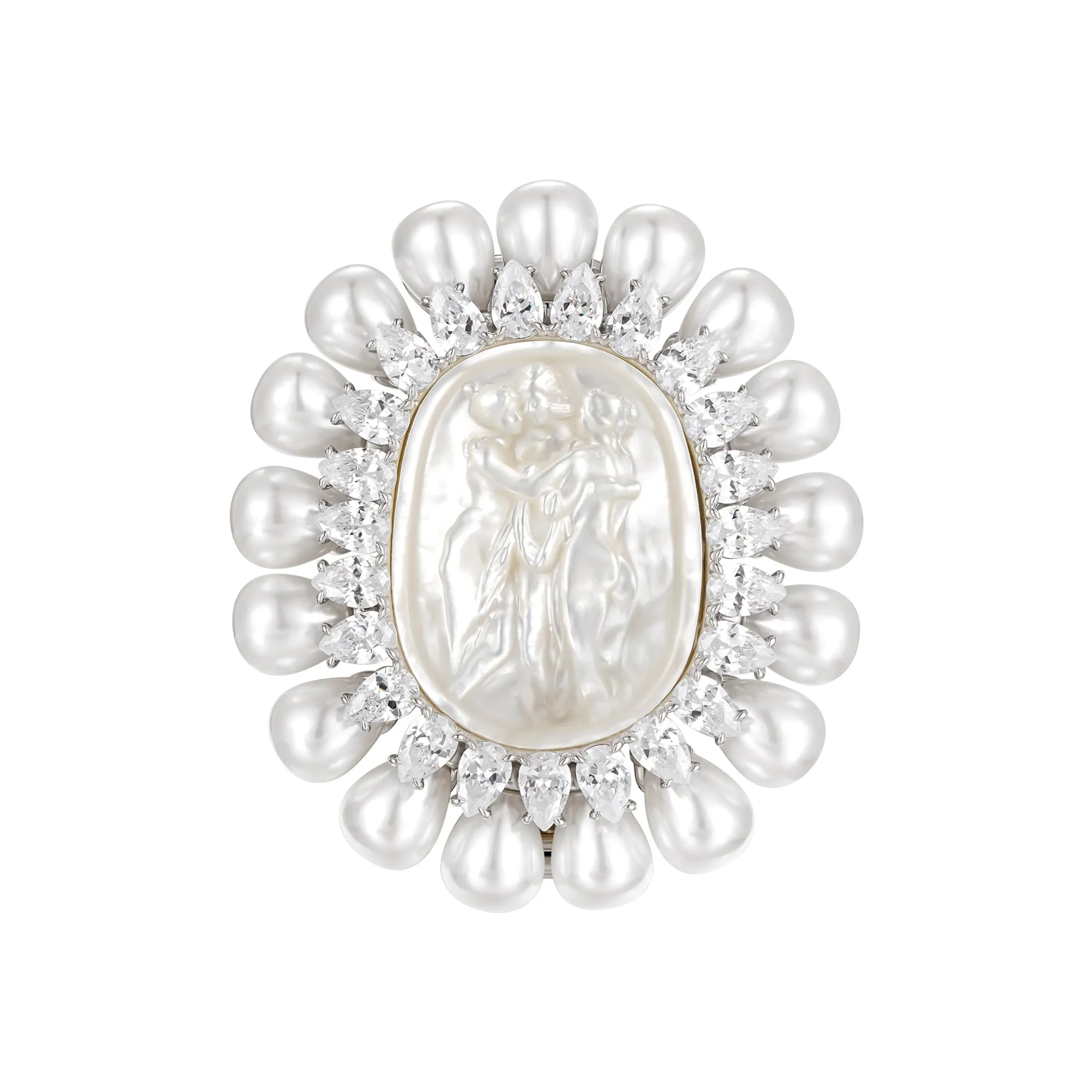 YVMIN X SHUSHUTONG / Shell Sculpture Pearl Hair Pin