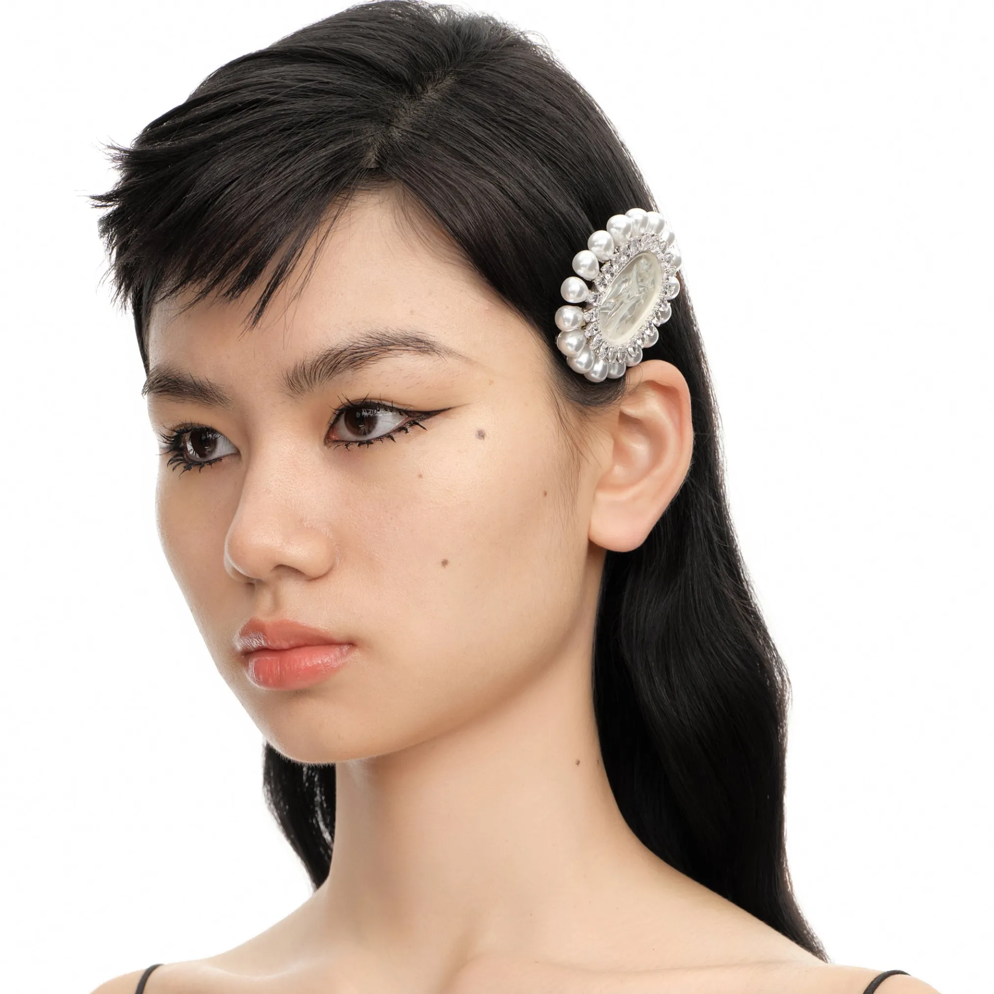YVMIN X SHUSHUTONG / Shell Sculpture Pearl Hair Pin